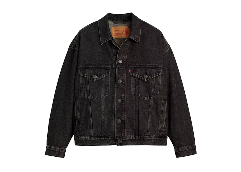 Nike Jordan x Levi's Type III Trucker Jacket Black Wash/Black