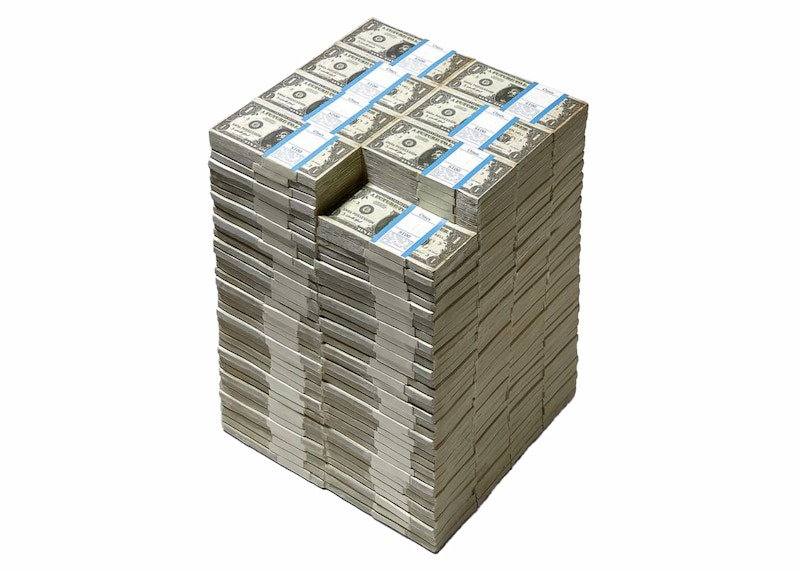 Saint Mxxxxxx x Kosuke Kawamura Money Stool White - SS23 - US