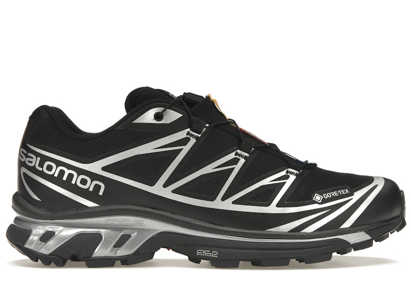 Salomon XT-6 Gore-Tex Black Silver Men's - L47450600 - US