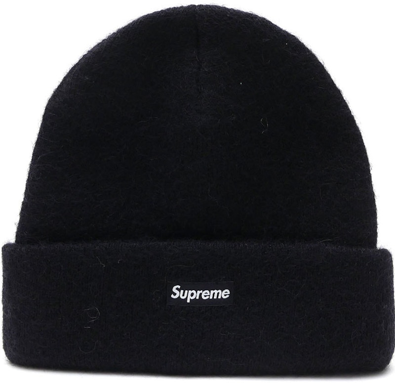 Supreme Mohair Beanie Black - FW16 - US