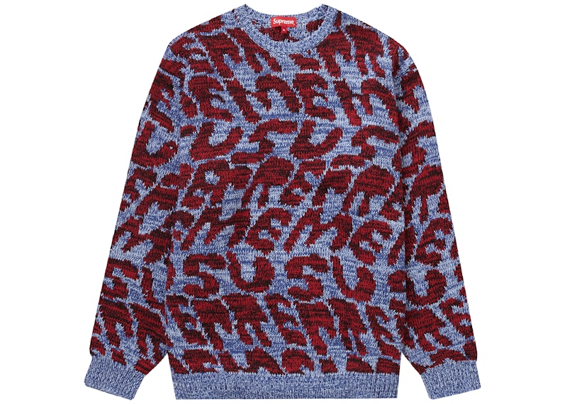 Supreme-Stacked-Sweater-Blue.