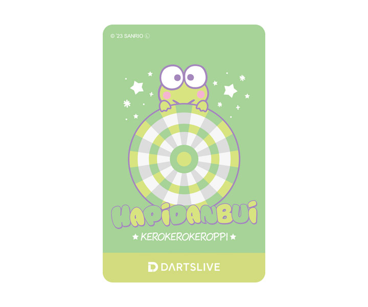 ゲームカード【ダーツライブ】はぴだんぶい けろけろけろっぴ｜ダーツ