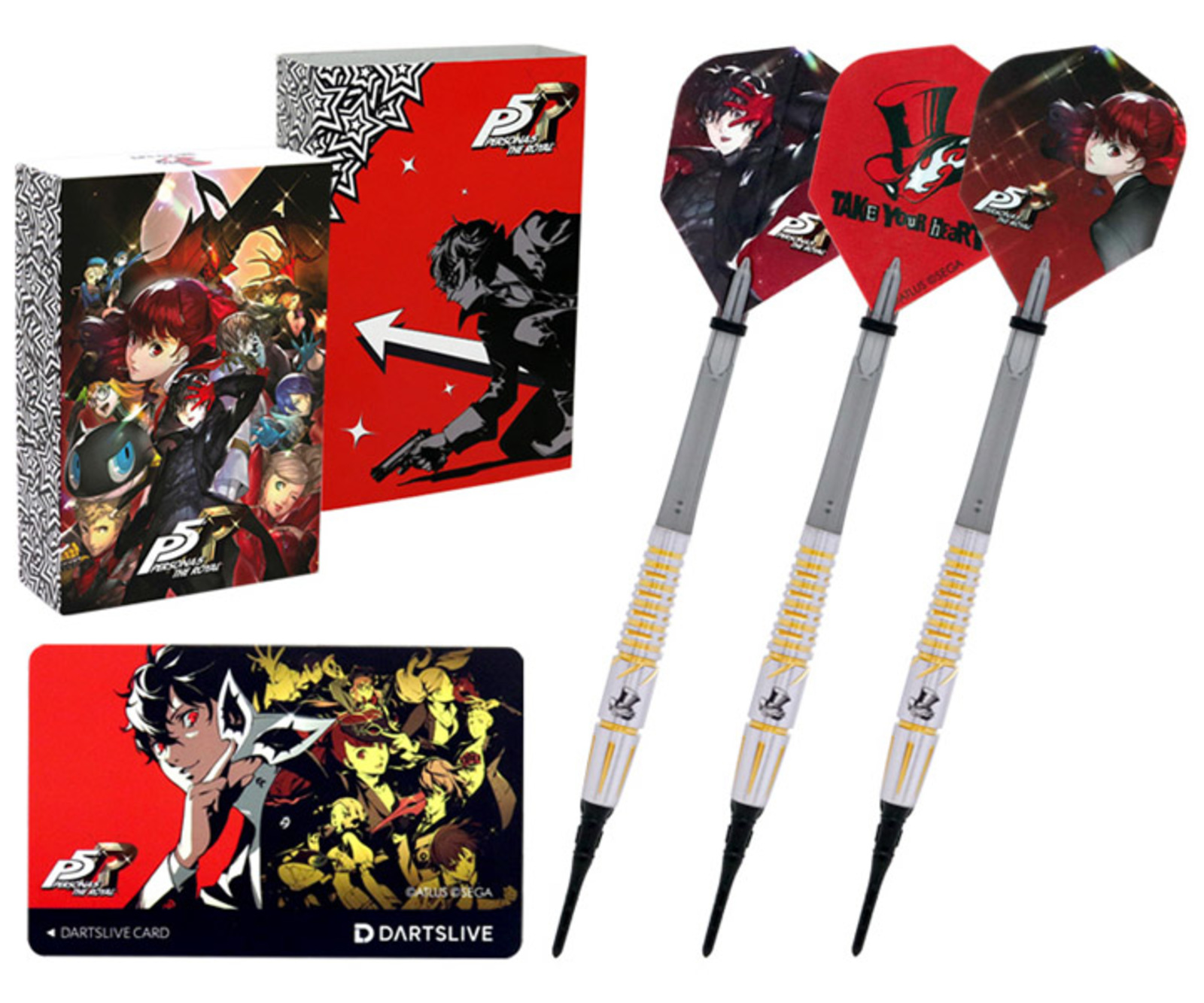 バレル【ダーツライブ】ペルソナ5ザ・ロイヤル ダーツセット｜ダーツ
