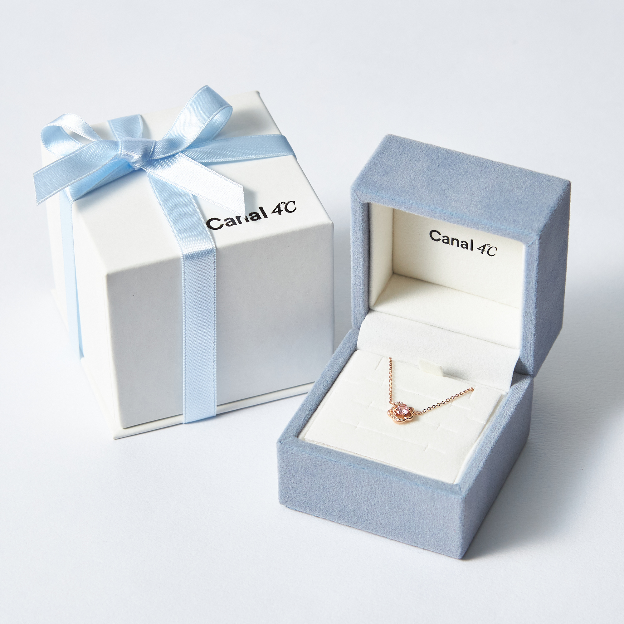 フラワーモチーフシルバーネックレス | Canal4℃（カナルヨンドシー）の