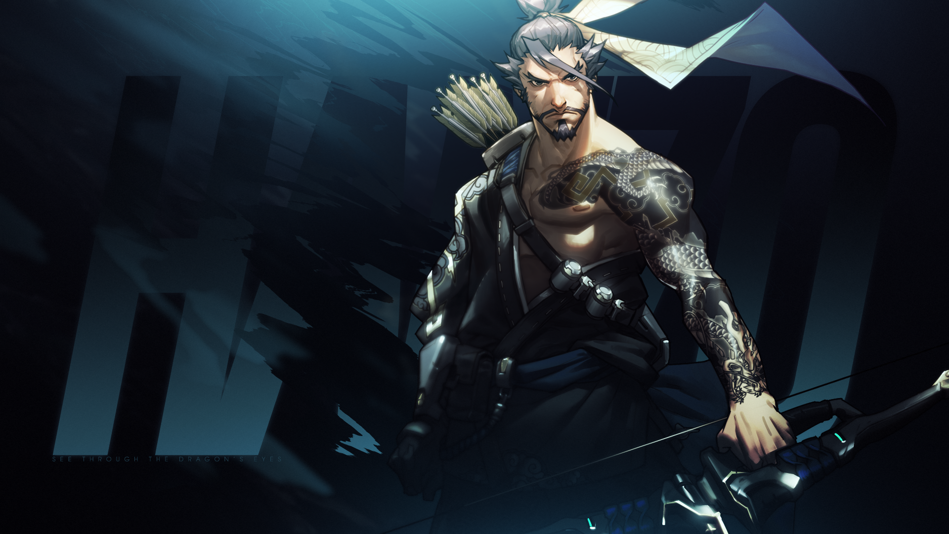 Epic Hanzo Overwatch HD Wallpaper by MikoyaNx