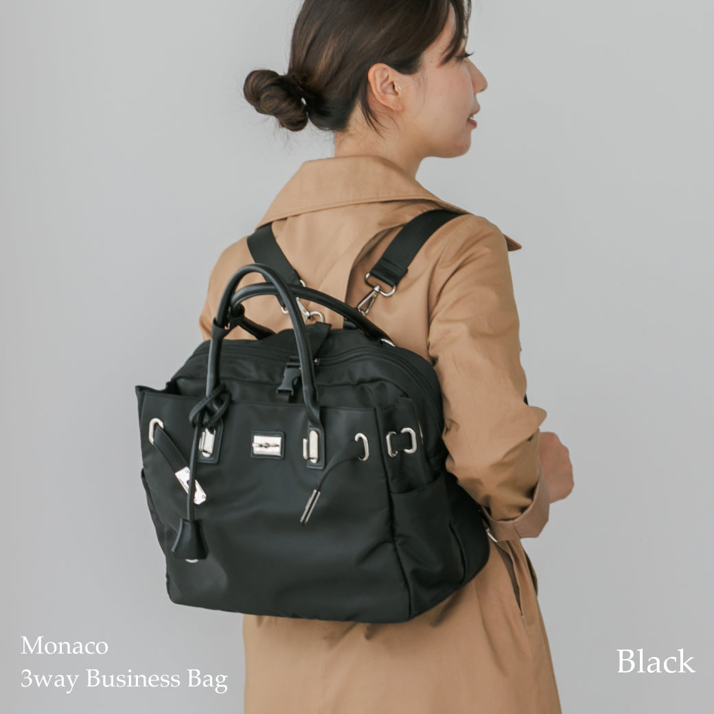 La Closet】3way ビジネストートバッグ リュックサック キャリーオン