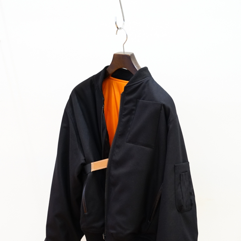 SUNSEA (サンシー) 30th Collectionの新作、N.M Thickened w/耳 MA-1