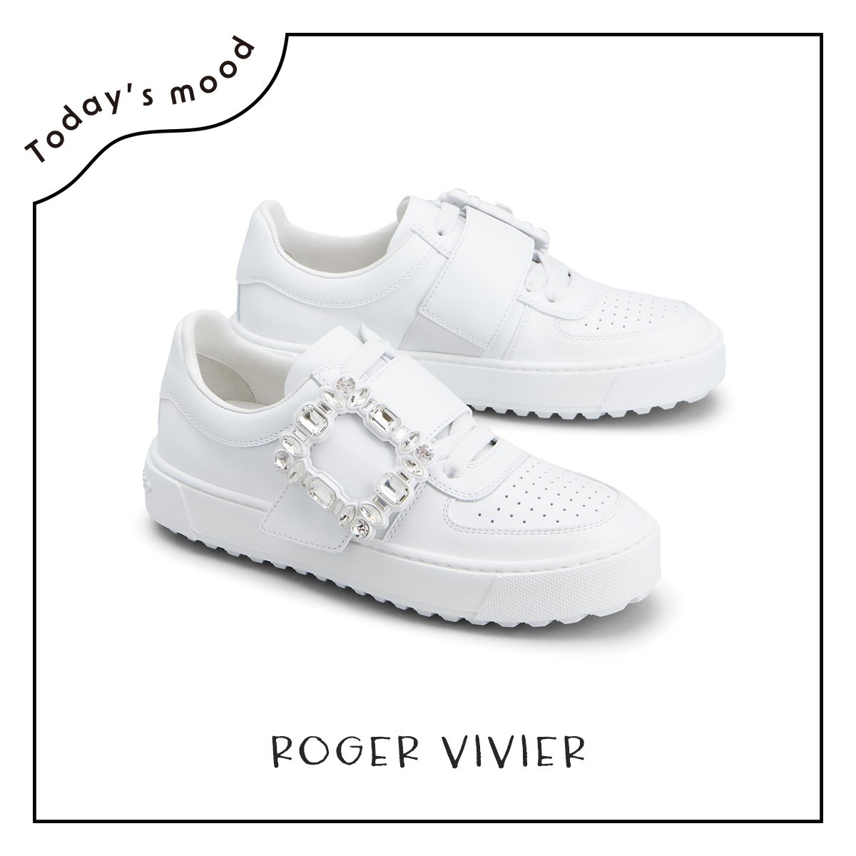 専用ちー様スニーカー ロジェヴィヴィエ 37 ロマンティックな白の一撃