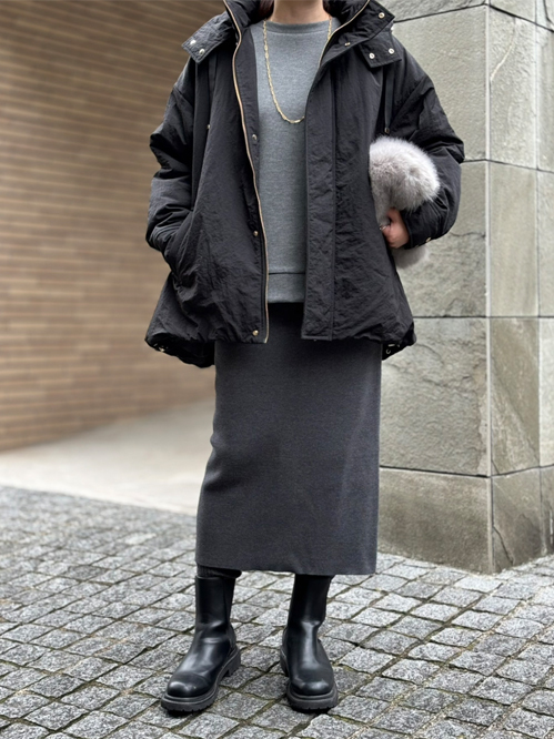 3wayパファーフレアオーバーコート│Emma Taylor│160cm│STYLEDOOR