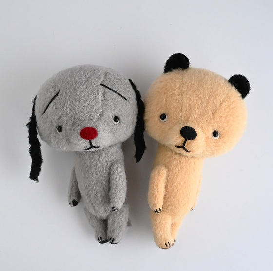 Teddy Bear 杉興安 大きなベアと小さなベア ONDORI Teddy Bear 杉興安