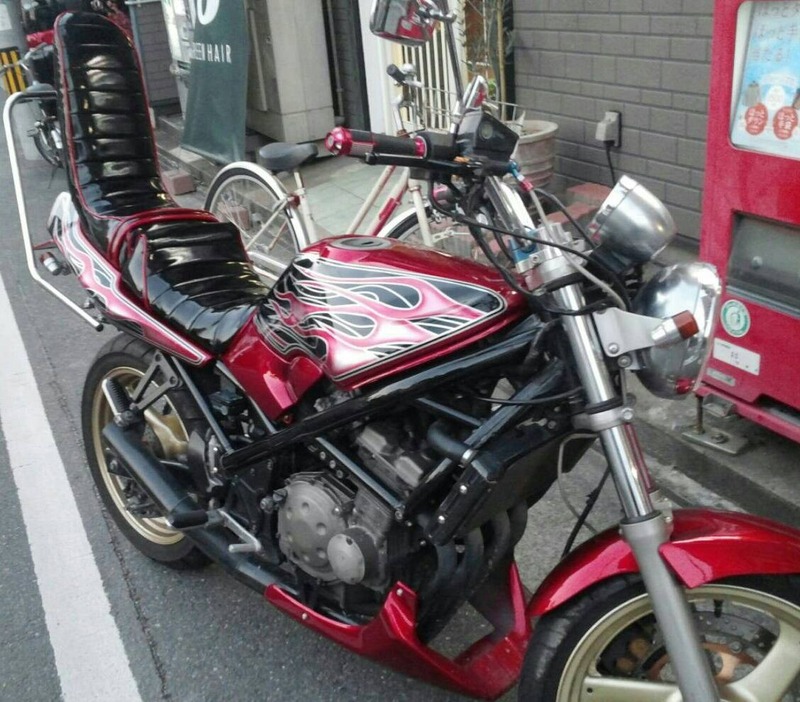 VT250F 三段シート 60cm 希少✨️写真4.5.6取り付けイメージ VT250F 三