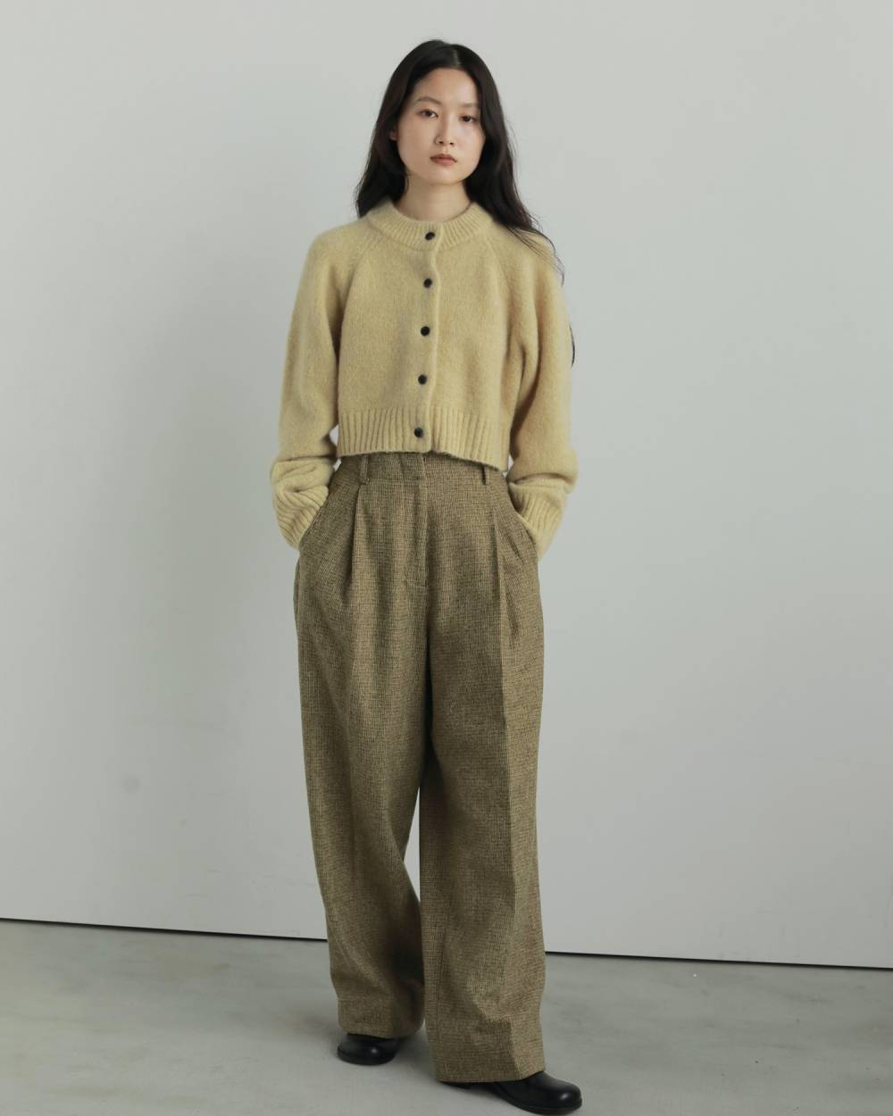 ànuke online store（アンヌーク） / Melange Knit CardiganMelange