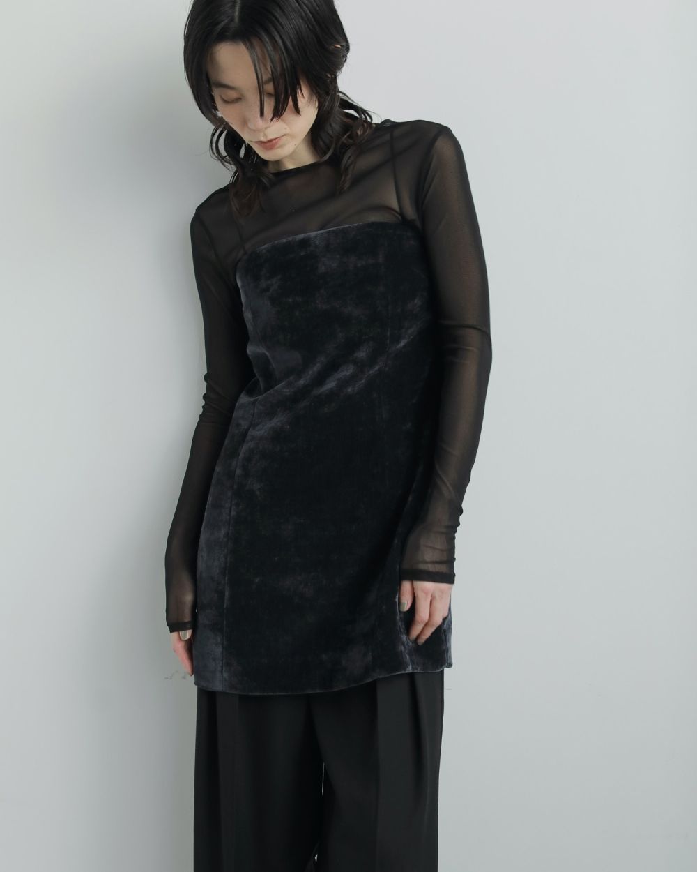 ànuke online store（アンヌーク） / 2way Sheer Tops2way Sheer Tops