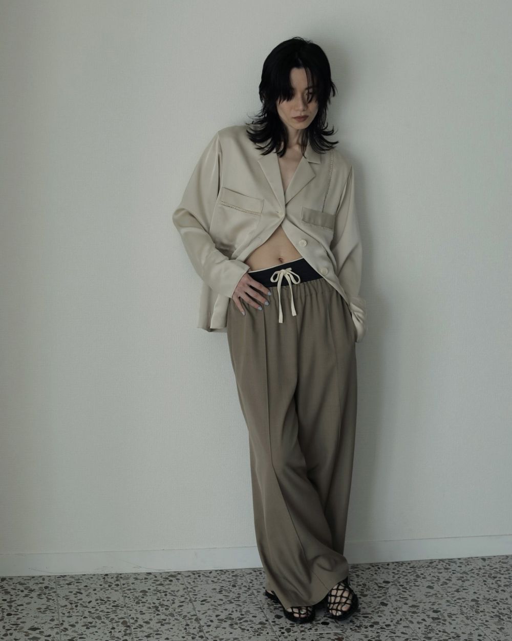 ànuke online store（アンヌーク） / Rib Biker PantsRib Biker Pants