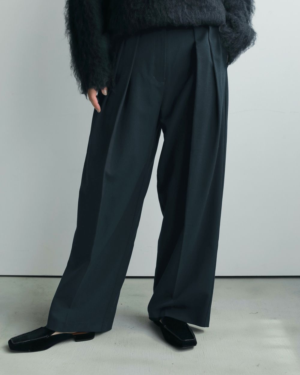 ànuke online store（アンヌーク） / Tuck Wide PantsTuck Wide Pants