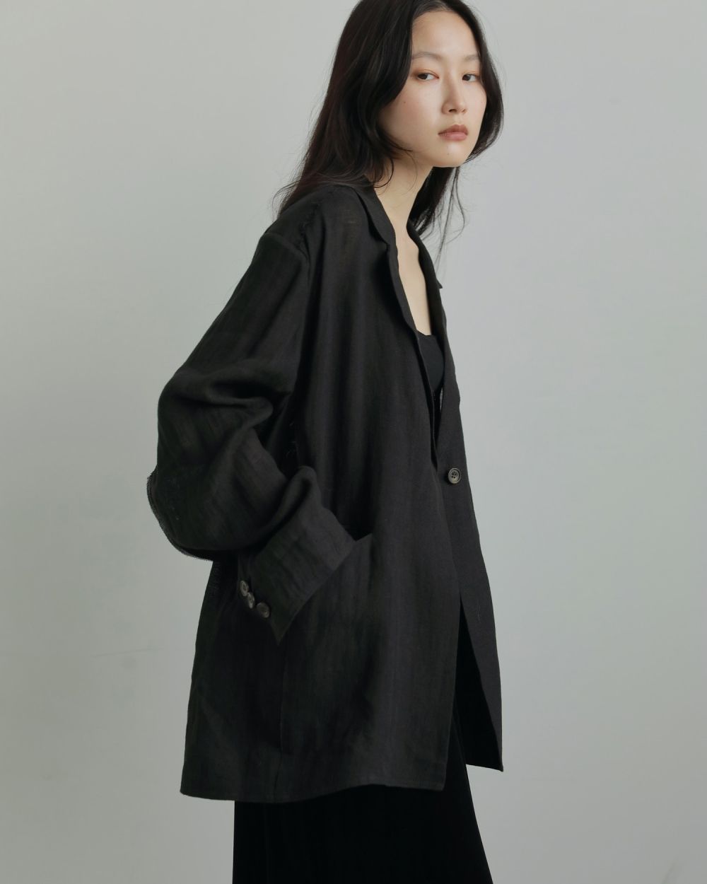 ànuke online store（アンヌーク） / Linen Sheer JacketLinen Sheer