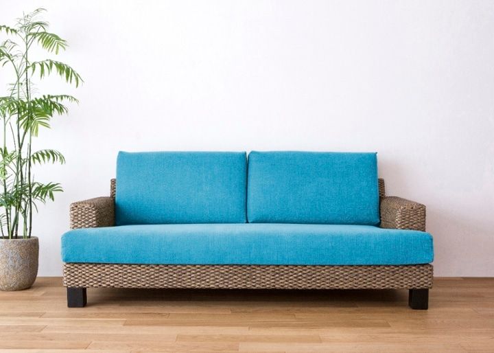 シン・ソファ (ヒヤシンス) カバー (カレイド)～美しい発色と柔らかな