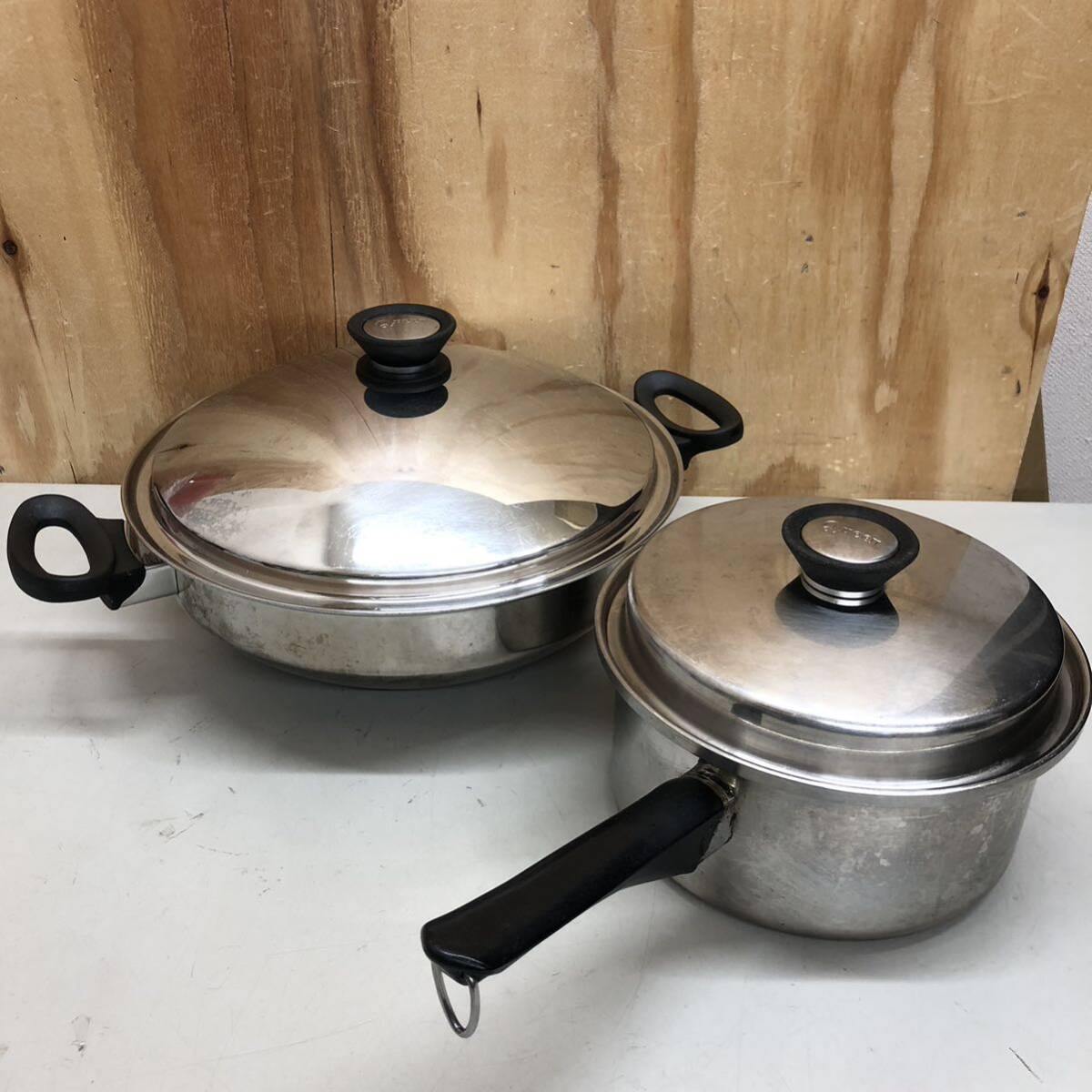 2024年 製アムウェイ 大ソースパン 中ソースパン 小ソースパン IH対応↓