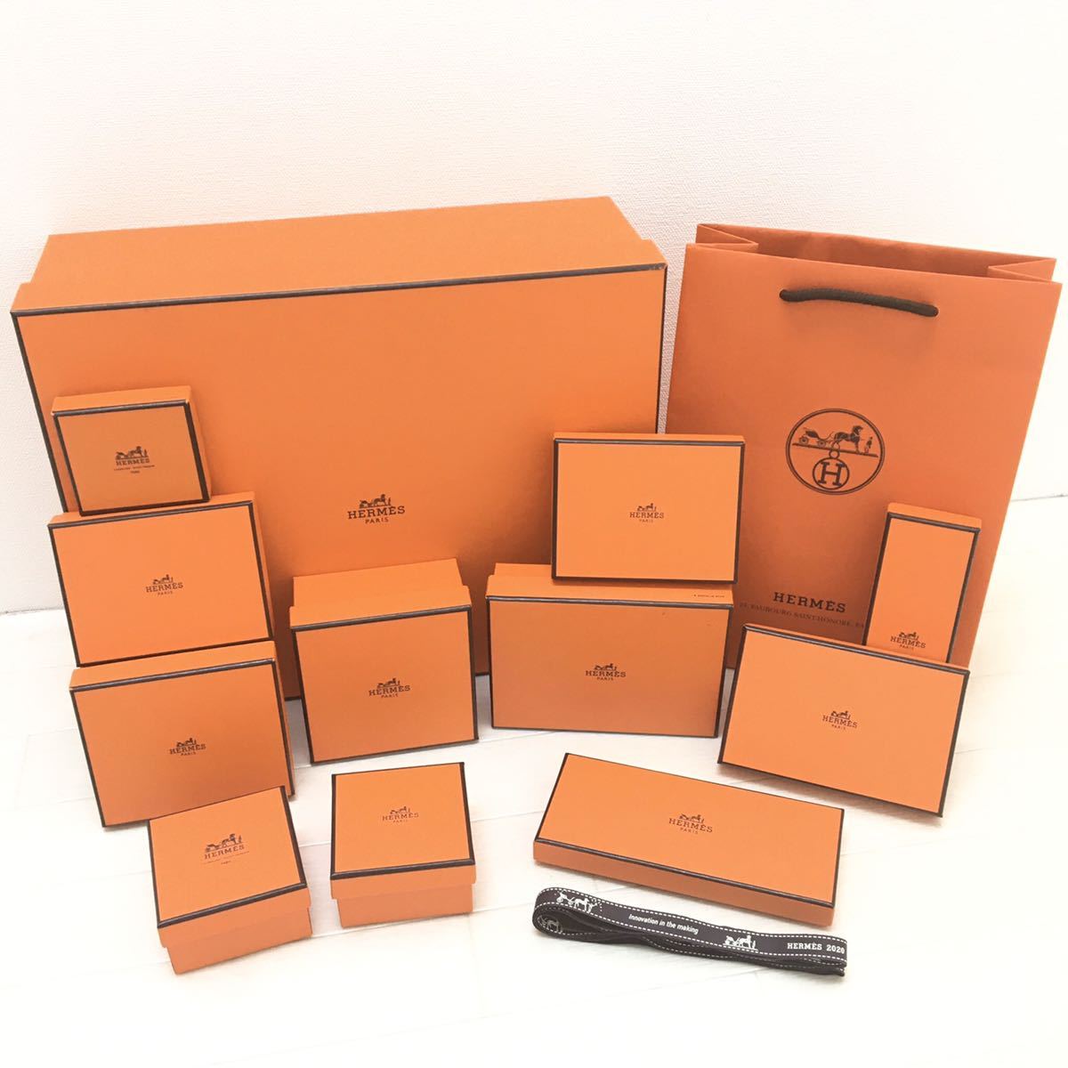 HERMÈS エルメス ピコタンMM用 オレンジボックス 空箱 箱 HERMÈS