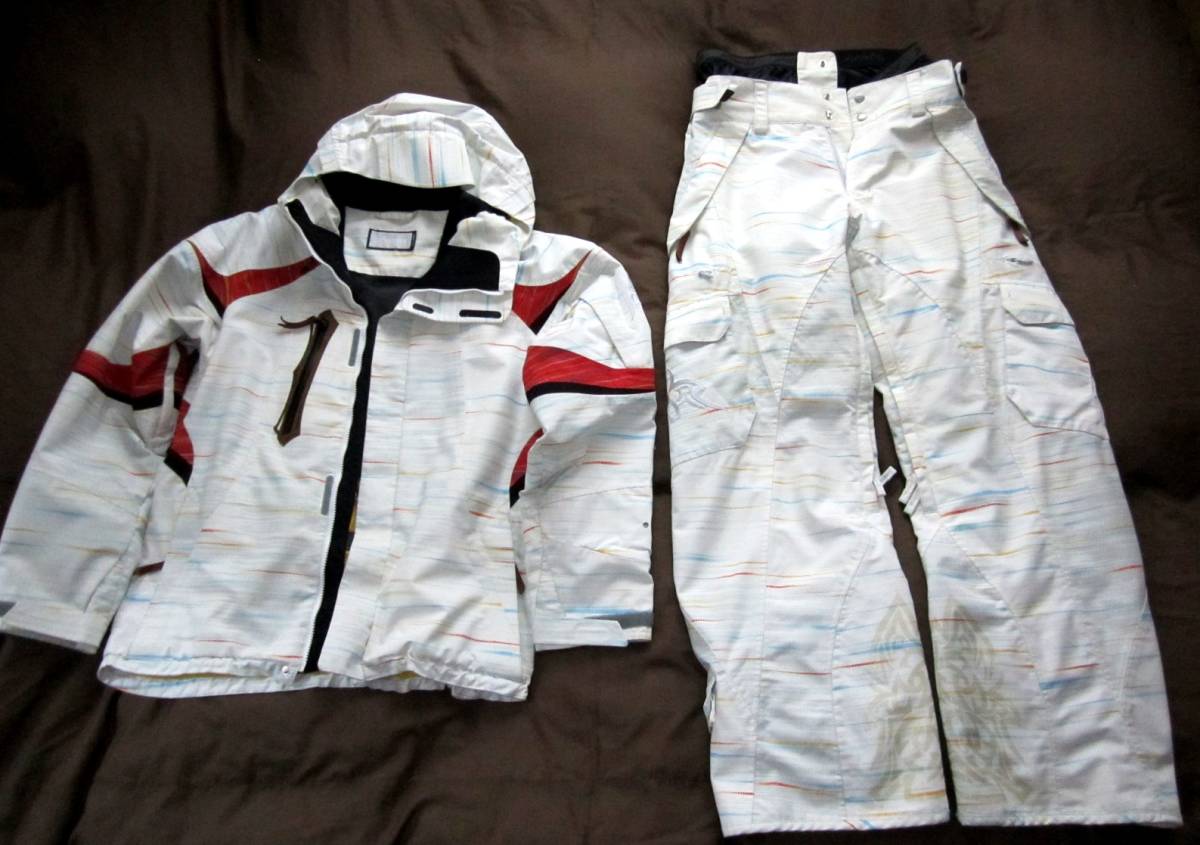 フェニックス スキー スノボ ウエア 上下セット ベージュ グレー L