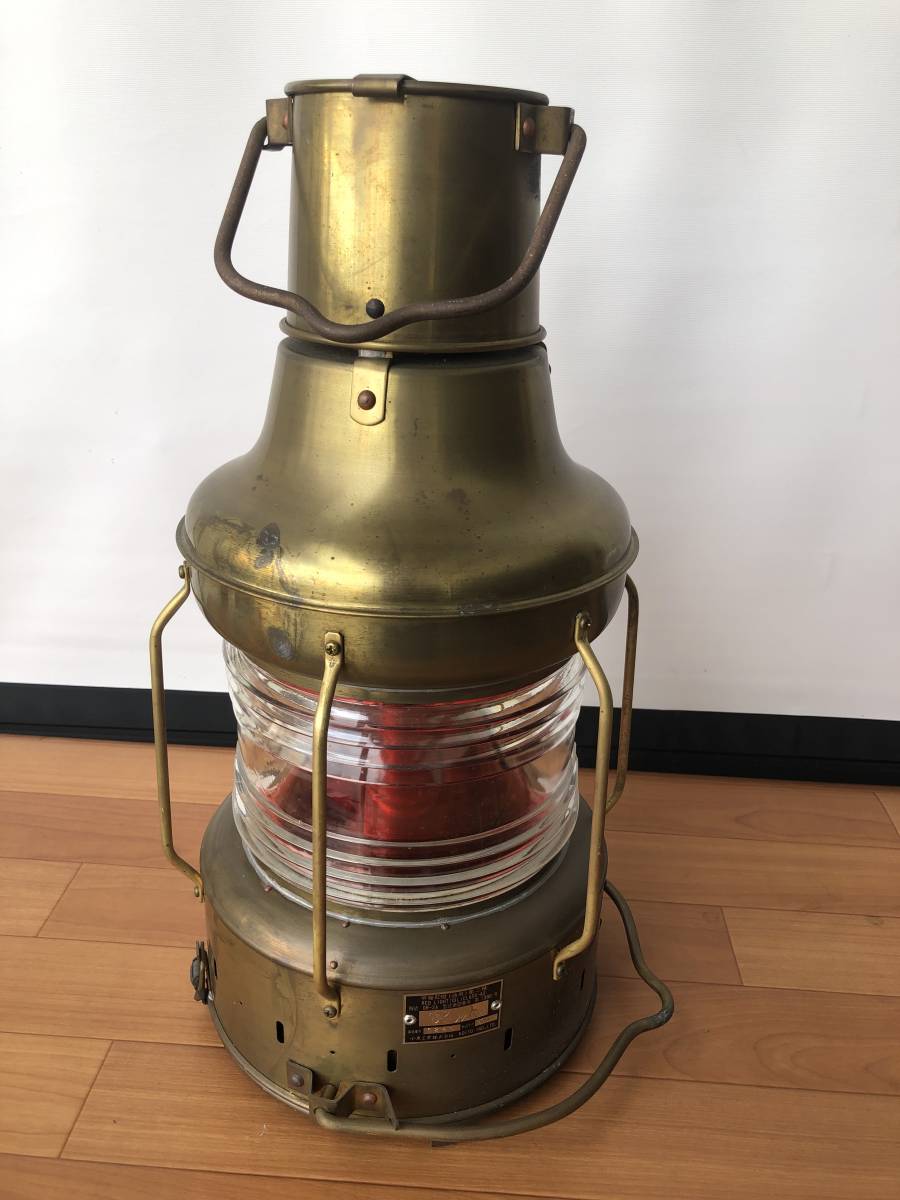 小糸工業 紅燈（油用） 船舶灯 ランタン マリンランプ 昭和54年製造