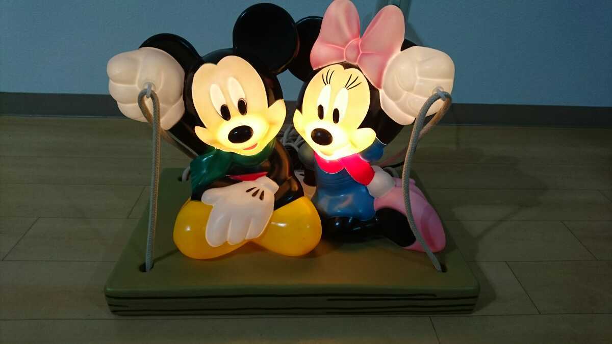 ブローライト ブランコタイプ ミッキー&ミニー インテリアライト