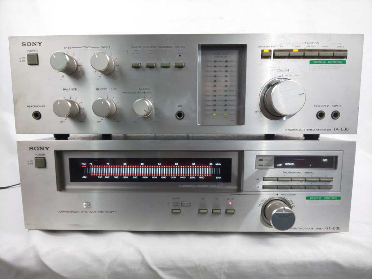 SONY SONY ソニー ST-636 TA-636 FM/AM プログラムチューナー ステレオ