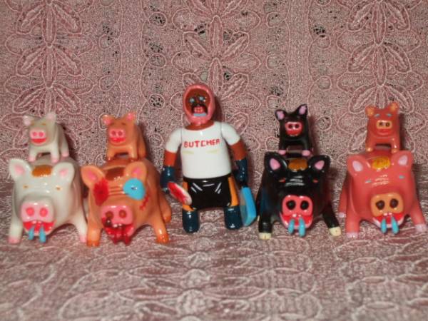 ◎ ヴァニマルズー ブタ/ブッチャー フィギュア 9種 デハラユキノリ