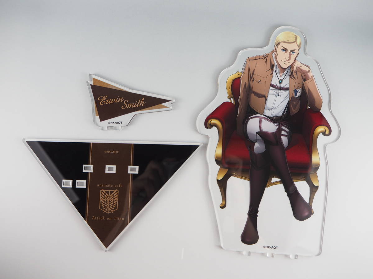 進撃の巨人 エルヴィン アニメイトカフェ 超大型アクスタ アクリルスタンド