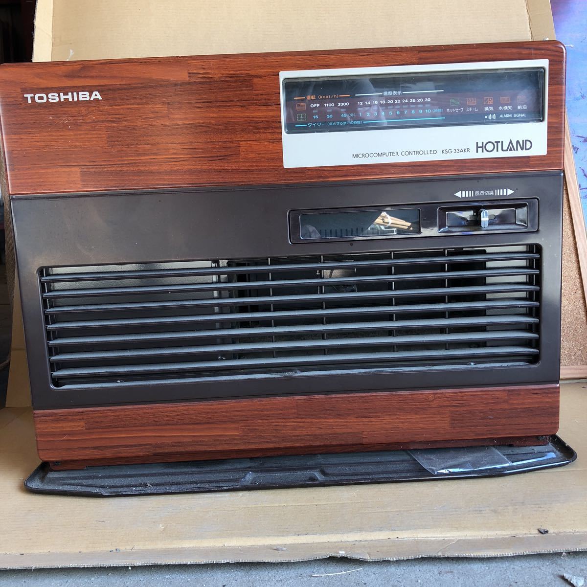 東芝石油ファンヒーター KSG33JTR 東芝石油ファンヒーター KSG33JTR