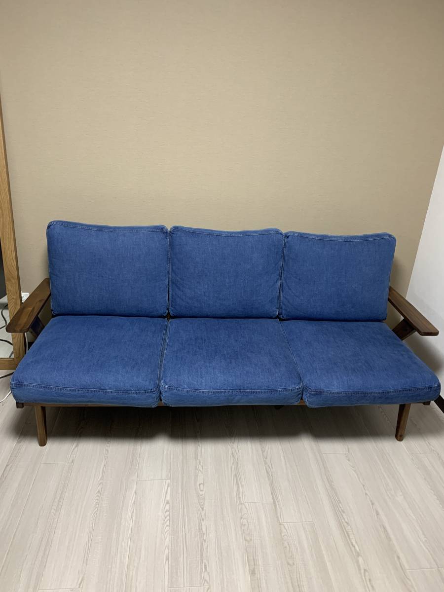 ウニコ□スウェラ カバーリング 2人掛けソファ 一人暮らしにも 西海岸