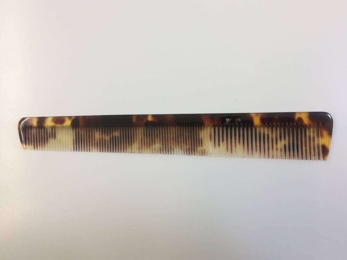田中理器 丸10ミリ 理容 櫛 コーム 本鼈甲 ベーク プ*ト様 レンツ