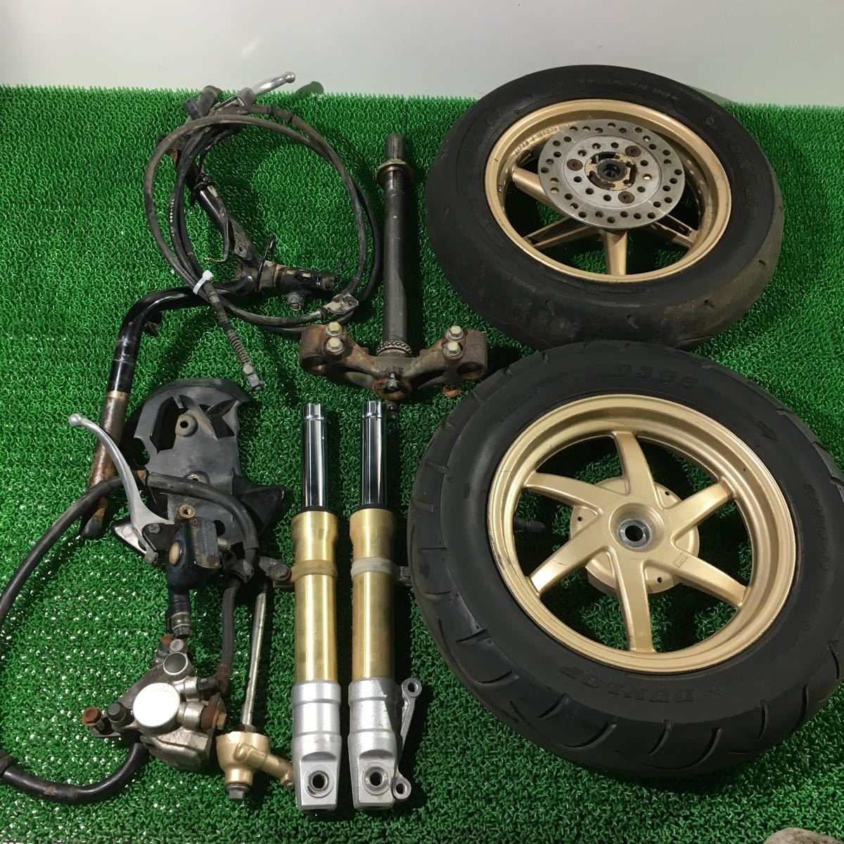 ライブディオZX AF35 フロントホイール キャリパー マスターシリンダー