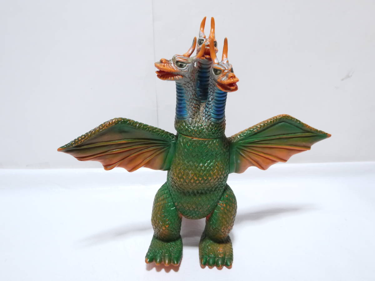 4246T/当時物 ブルマァク ジャイアント キングギドラ ソフビ 高さ 約