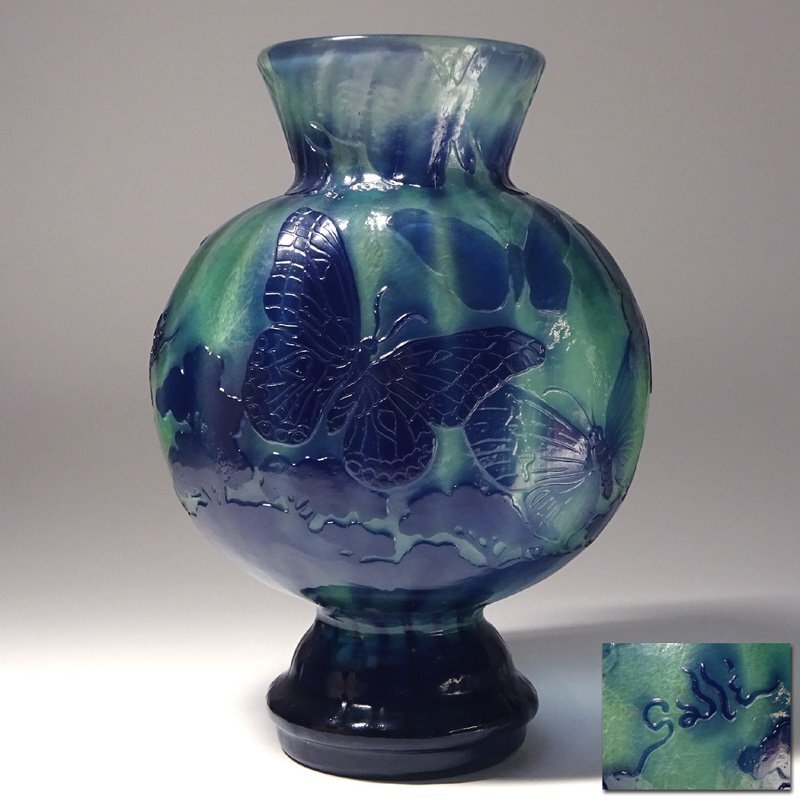 残り7日以内 ガレ復刻品 カメオ彫り ガラス工芸品 2026年最新】ガレ