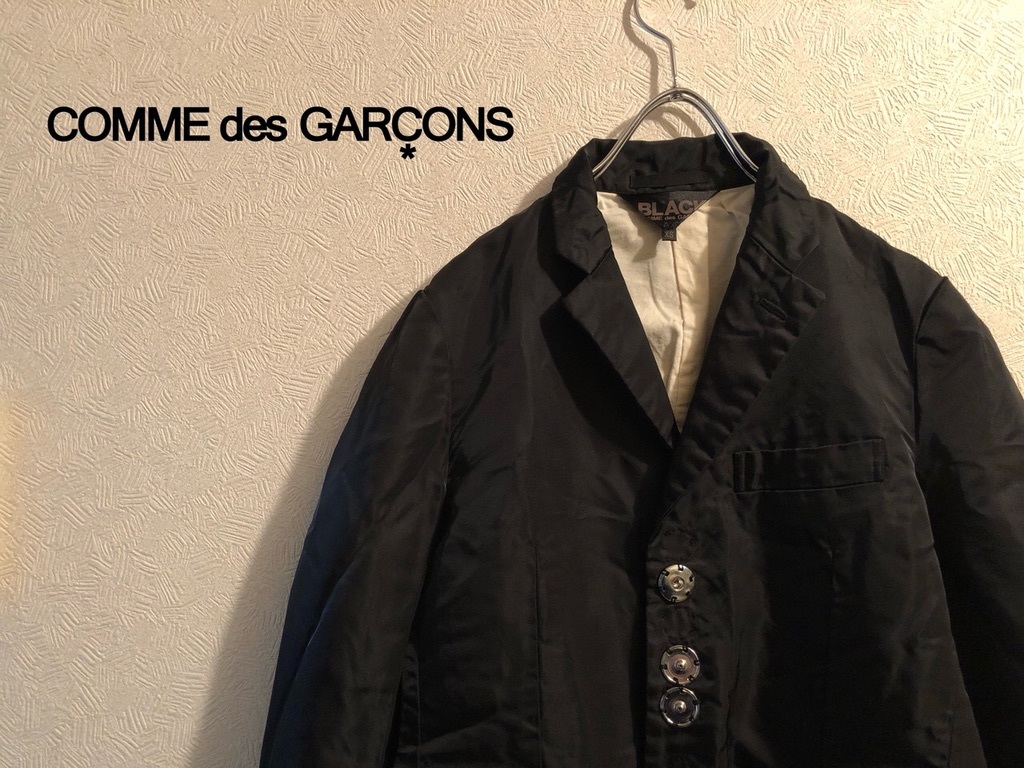 COMME des GARCONS BLACK コムデギャルソン ビッグスナップボタン