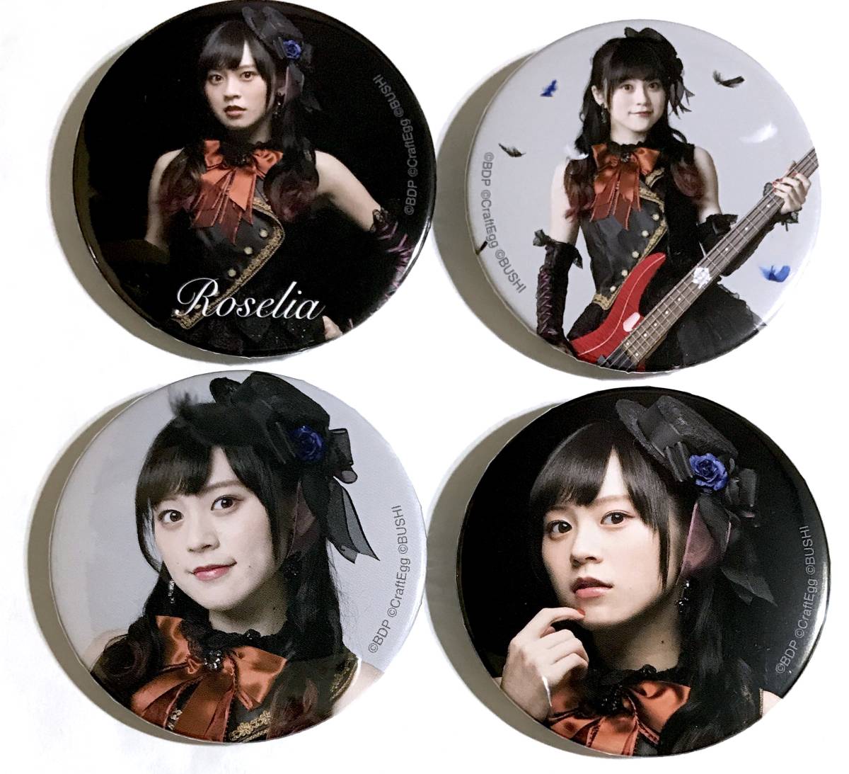 バンドリ Roselia アーティスト 缶バッジ 今井リサ 中島由貴 BanG