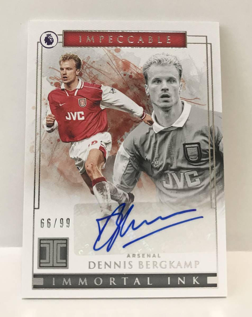 希少！ デニス・ベルカンプ選手 直筆サインパネル 2025 Topps museum