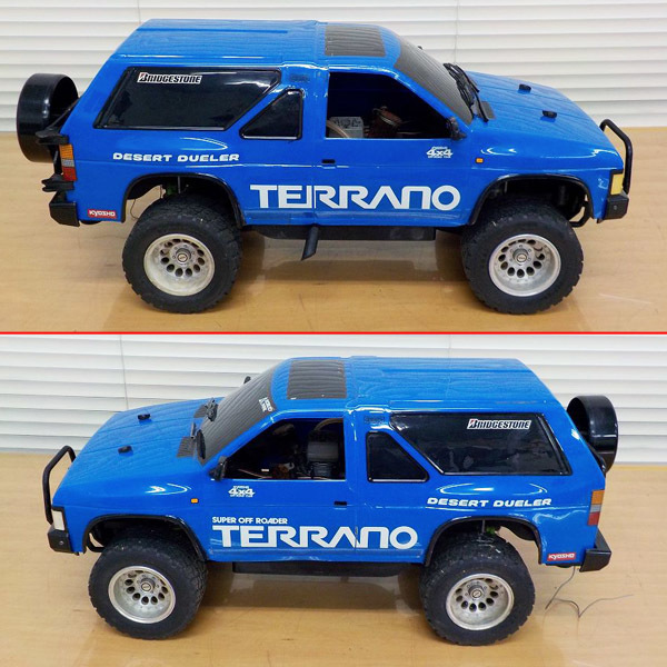 値下げ中☆京商 ニッサンテラノ 1/9スケールRC10〜11エンジン4WD RV 京