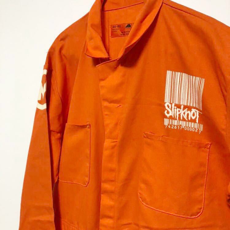 ハードコアメタルバンドslipknotビッグサイズバーコードツナギナンバー8:
