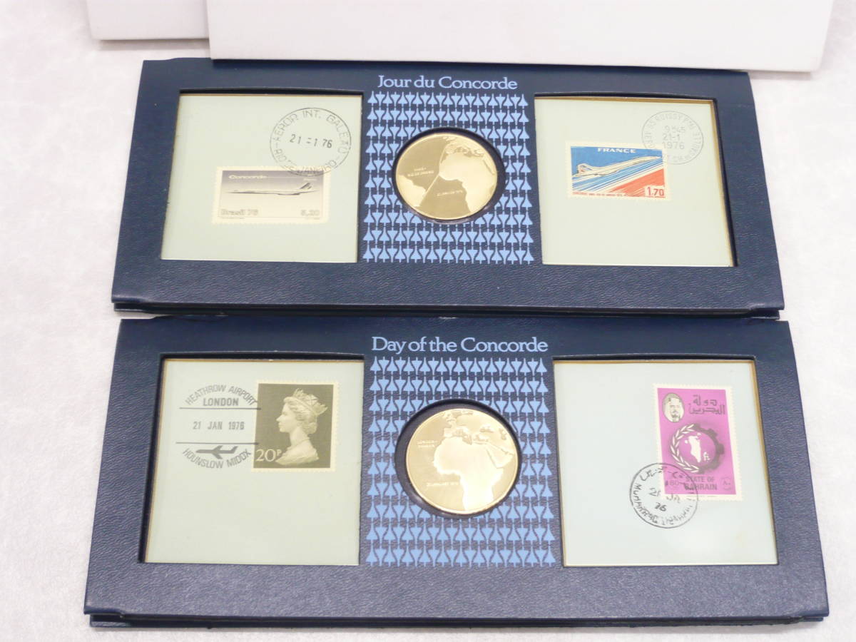 超音速旅客機 コンコルド エールフランス 就航記念 シルバーメダル
