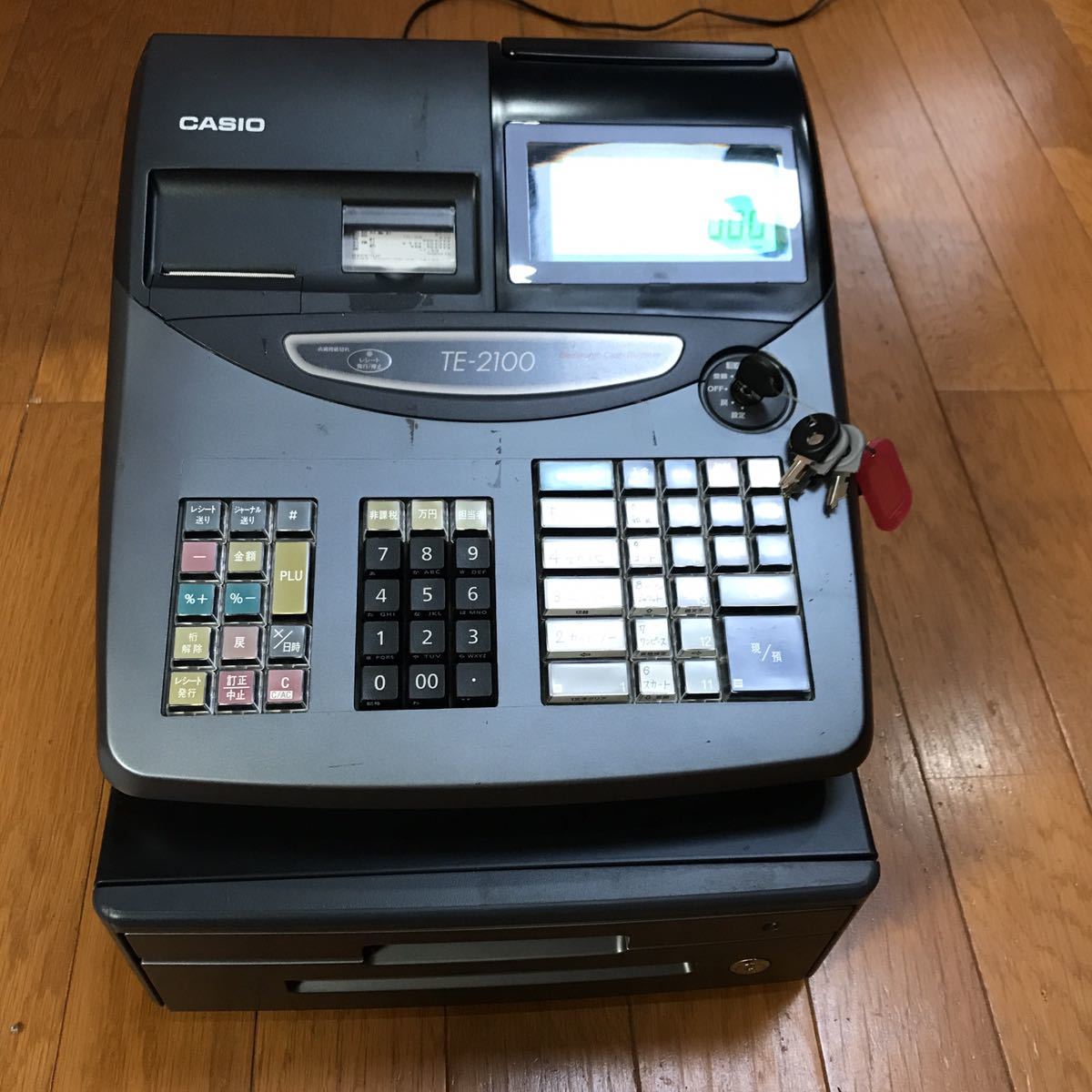 お値下げ！中古品CASIO TE-2100 電子レジスター お値下げ CASIO カシオ