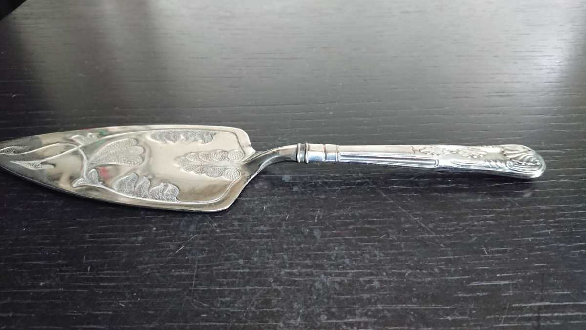 英国】 キングスパターンのケーキフォーク 6本 / ケーキサーバー