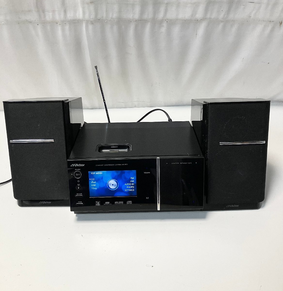 Victor コンポ NX-TC5 CD/iPod/USB/MD/1seg/他 ワンセグ対応デジタル