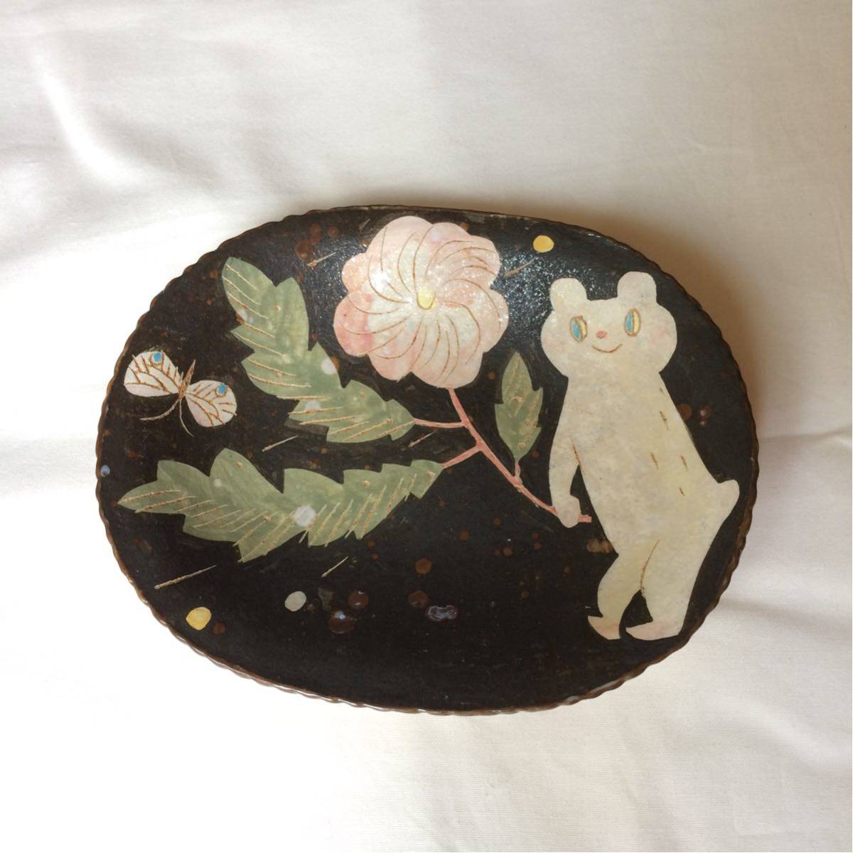 鹿児島睦 小皿 花 鹿児島睦 小皿 花