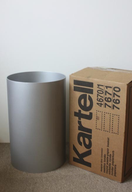 KARTELL カルテル 4670 waste basket Gino 未使用 Kartell 4670