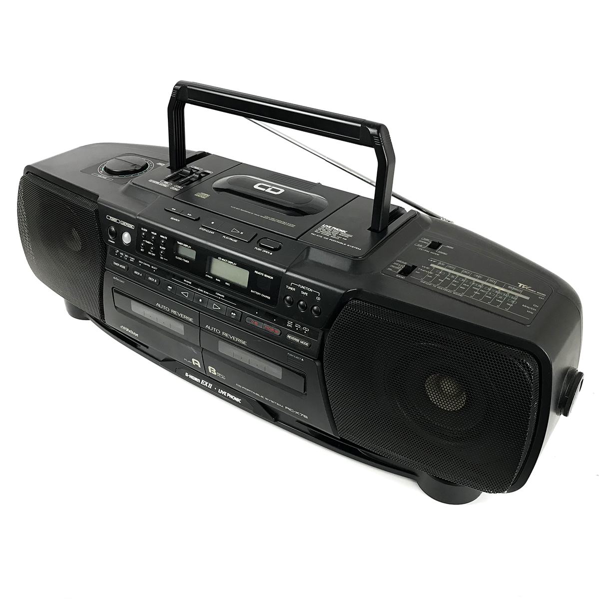 バブルラジカセ□Victor【G-HORN EX RC-X90】 ジャンク Victor RC-X90