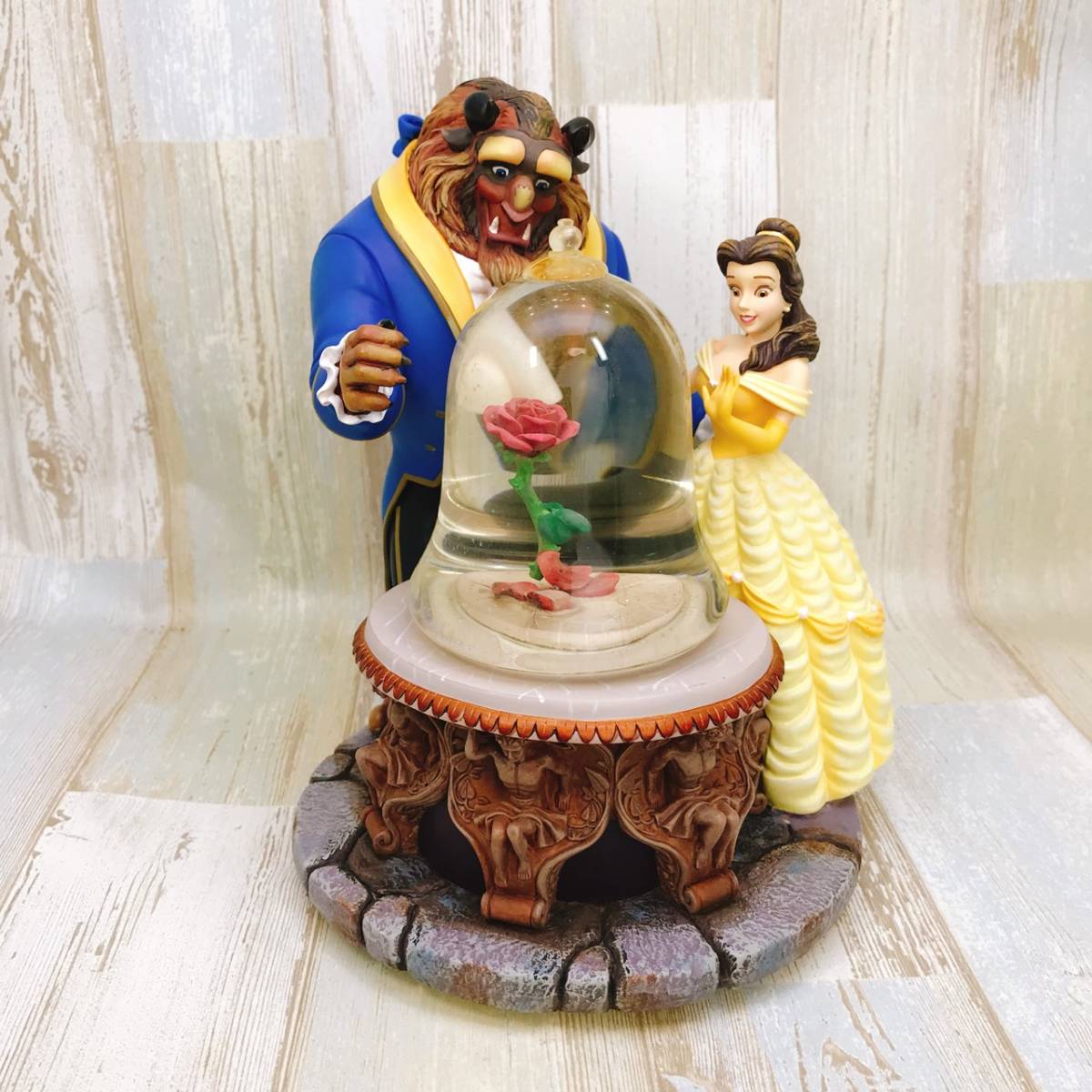 レア☆美女と野獣 ベル ルミエール スノーグローブ スノードーム