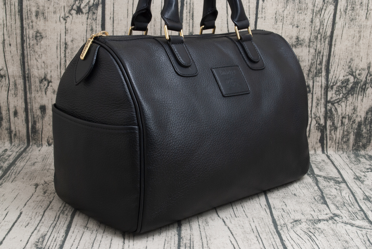 ◇超美品◇ バーバリーズ Burberrys メンズ カーフレザー ボストン