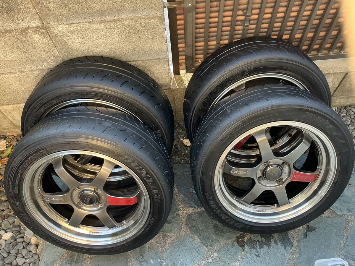 RAYS TE37 sonic 16インチ 7j+25 DIREZZA Z3 195/50r16 2本セットの